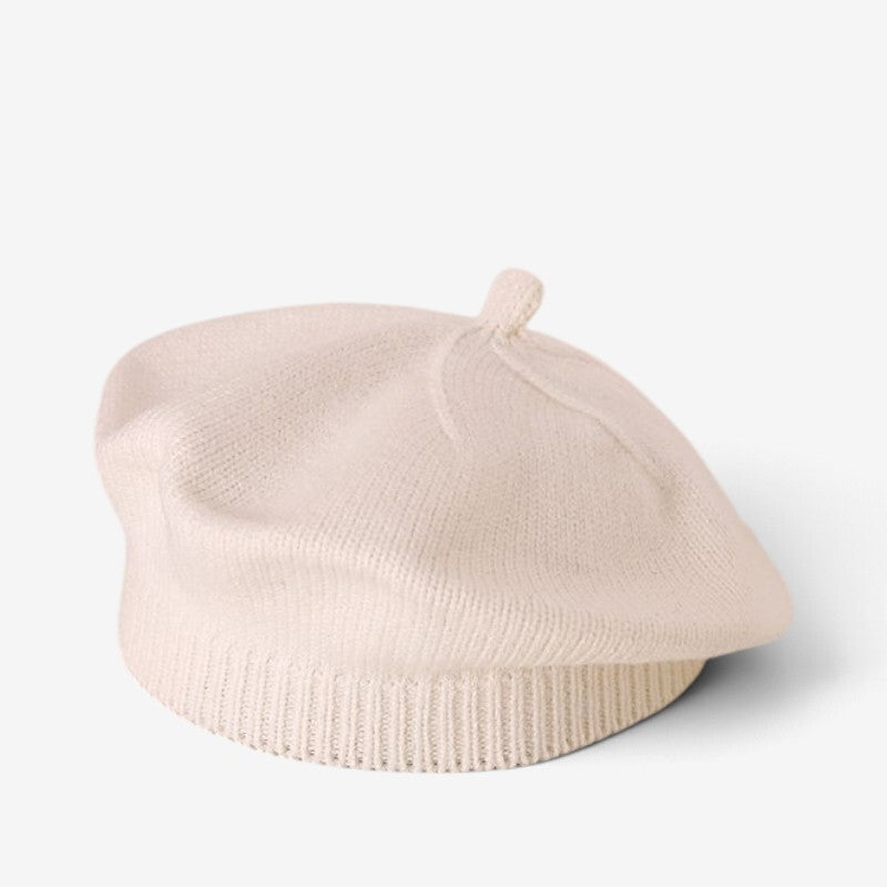 MiniFlora - Béret en tricot pour tout-petit avec motif floral