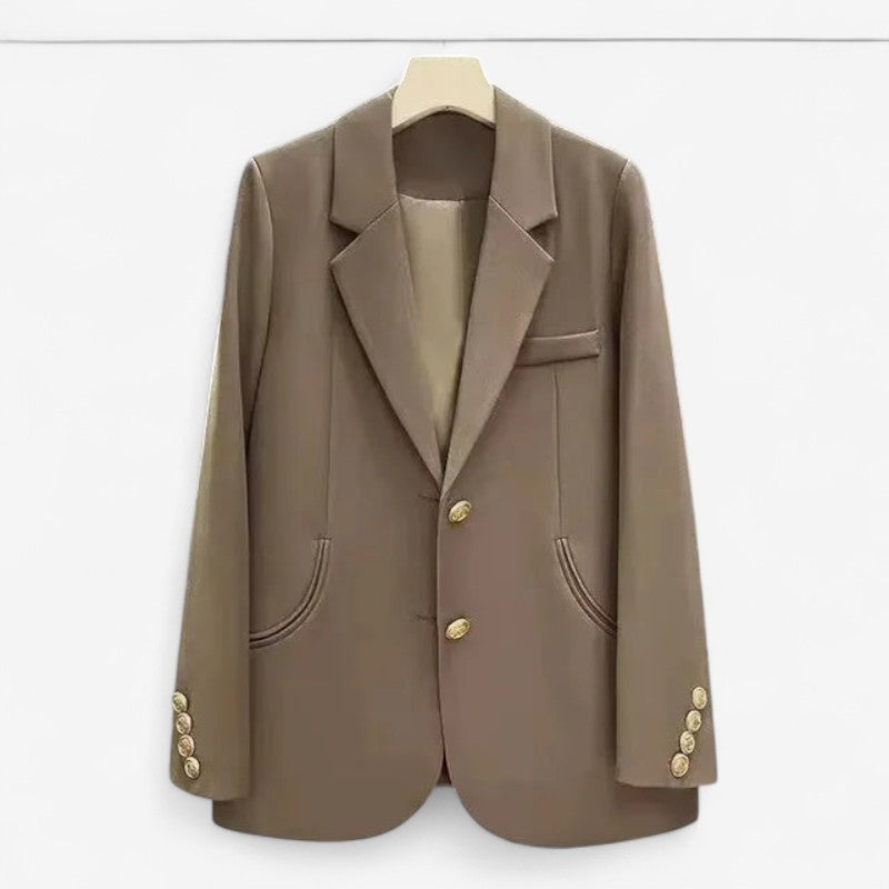 Gloria - Blazer s dlouhými rukávy, zapínáním na knoflíky a několika kapsami