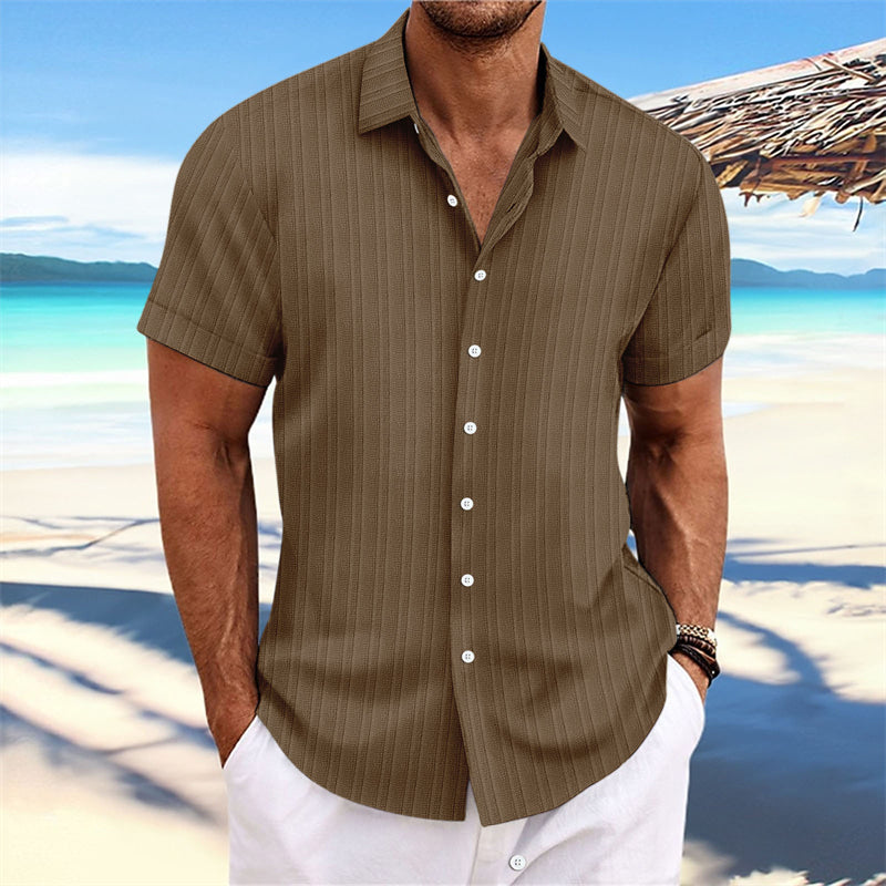 Fritz - Chemise décontractée à manches mi-longues