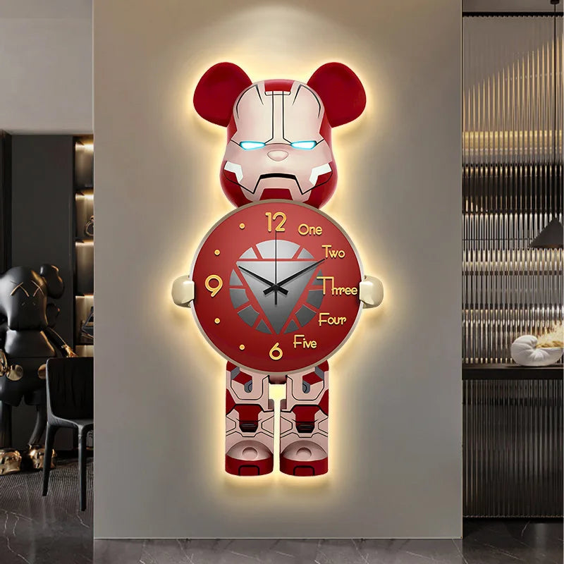 LuxuryTime - Hravé hodiny v tvare medveďa pre moderné izby