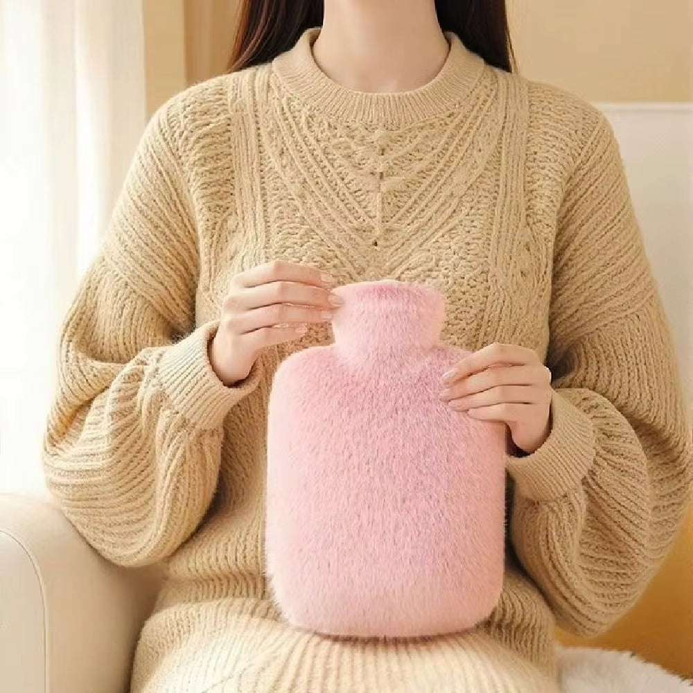 SnugTherm - Hot Water Bottle With Removable Wool Cover