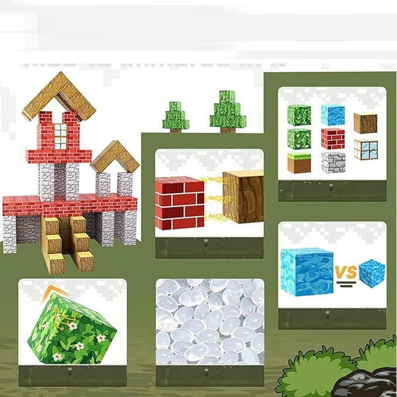StemBlocks - Ensemble de blocs magnétiques pour stimuler l'imagination et l'apprentissage