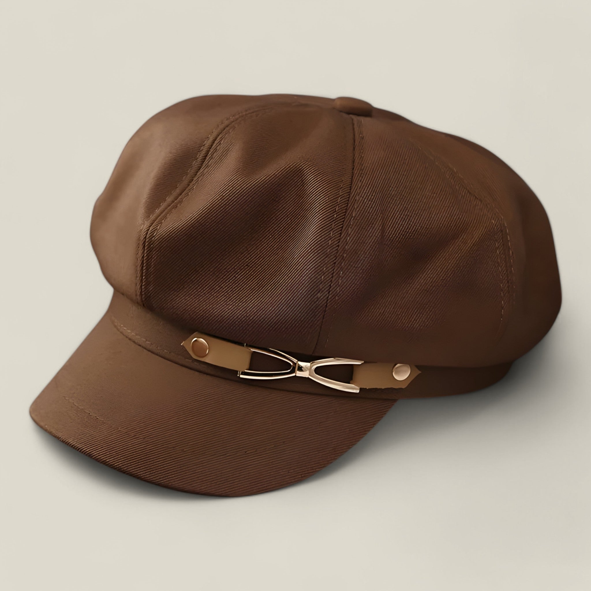 Claire - Berretto ottagonale elegante con forma audace e design classico