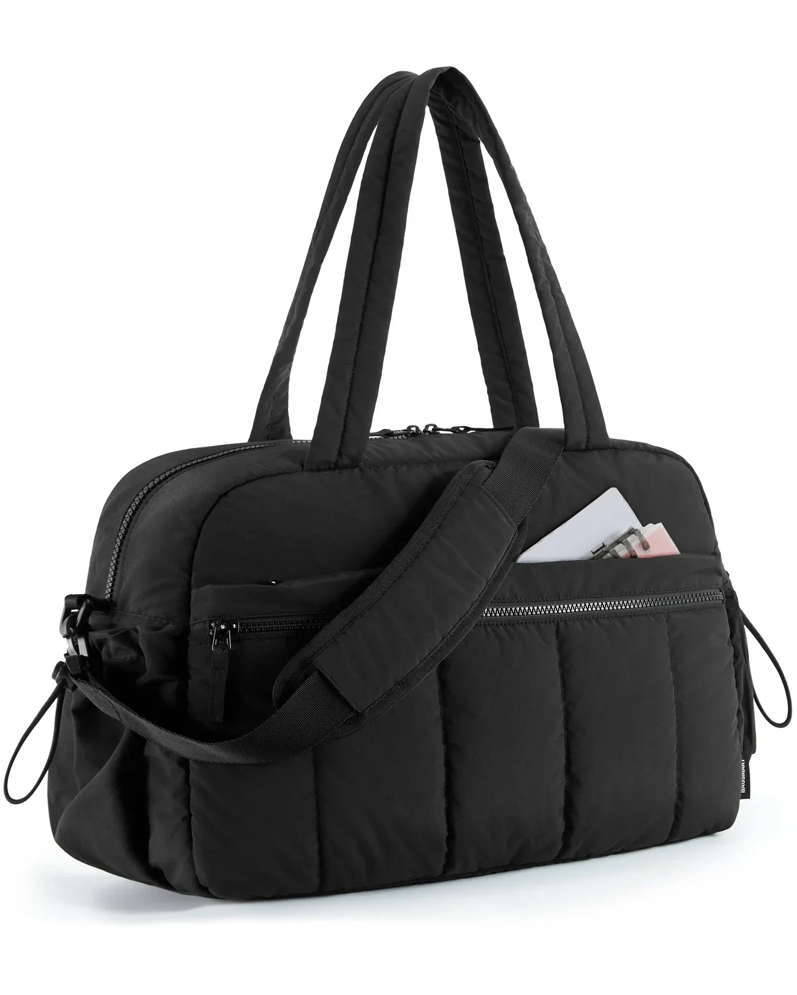 LuxeMama - Borsa per pannolini elegante con portabiberon isolati