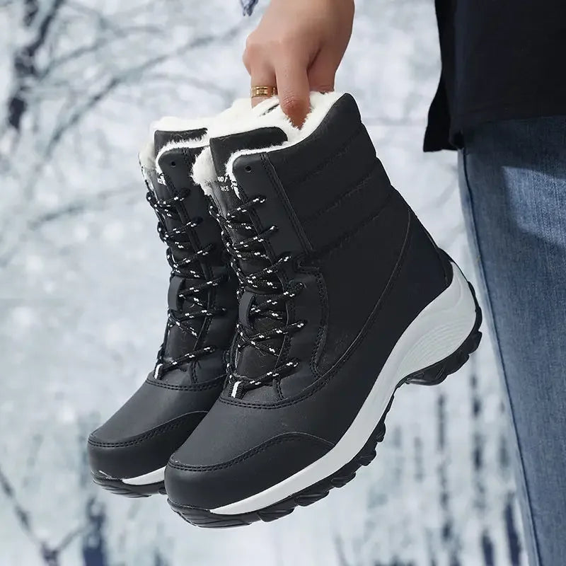 Lily – Non-slip platform boots with waterproof design
