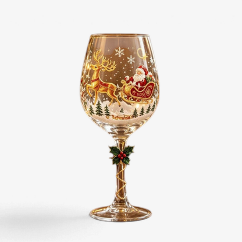 Festivora – Juego de vasos navideños con diseños festivos