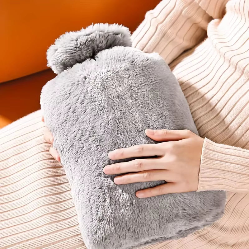 SnugTherm - Hot Water Bottle With Removable Wool Cover