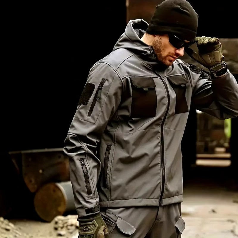 Cargova – Ensemble cargo pour homme d’extérieur avec veste à capuche et pantalon cargo