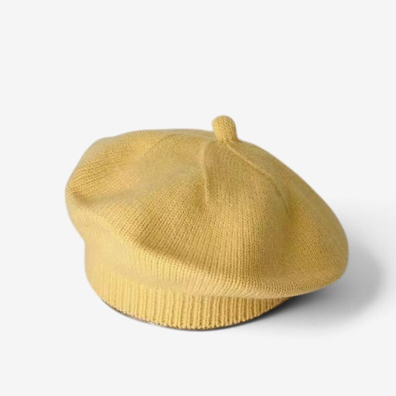 MiniFlora - Béret en tricot pour tout-petit avec motif floral