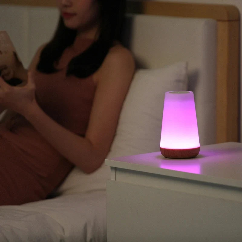 Glowtide - Rechargeable Touch Bedside Lamp With Remote Control