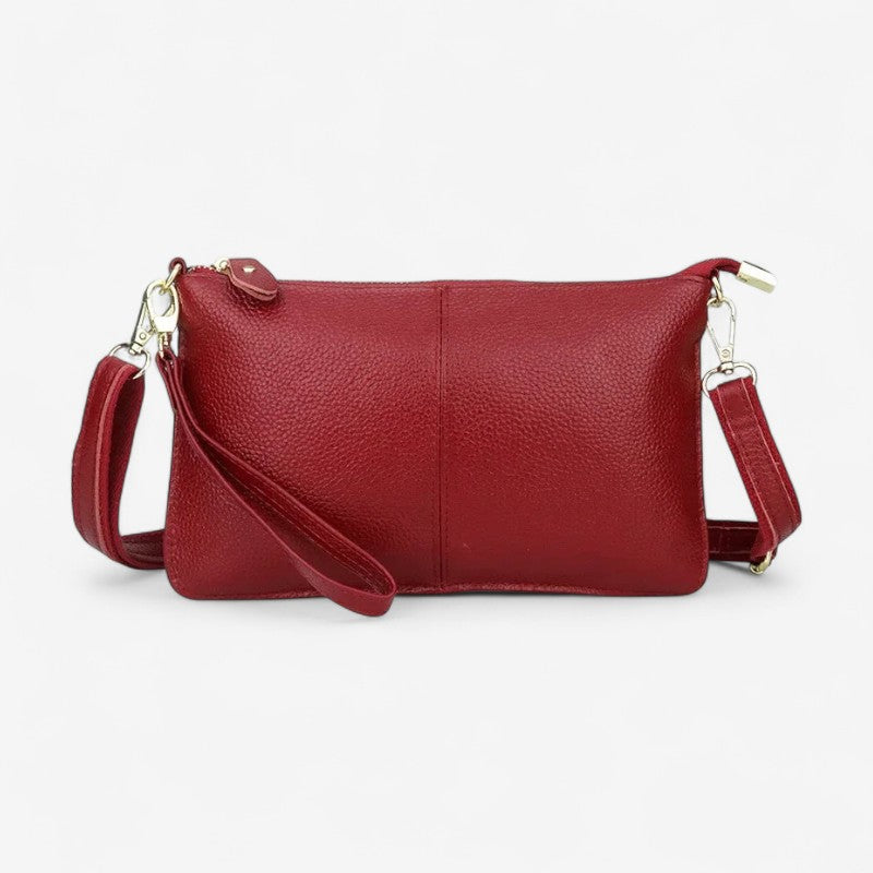 Lauren – Handbag with Buckle Strap and Zipper Pockets