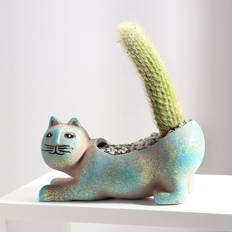 CatBloom - Ghivece adorabile în formă de pisică pentru acasă și birou