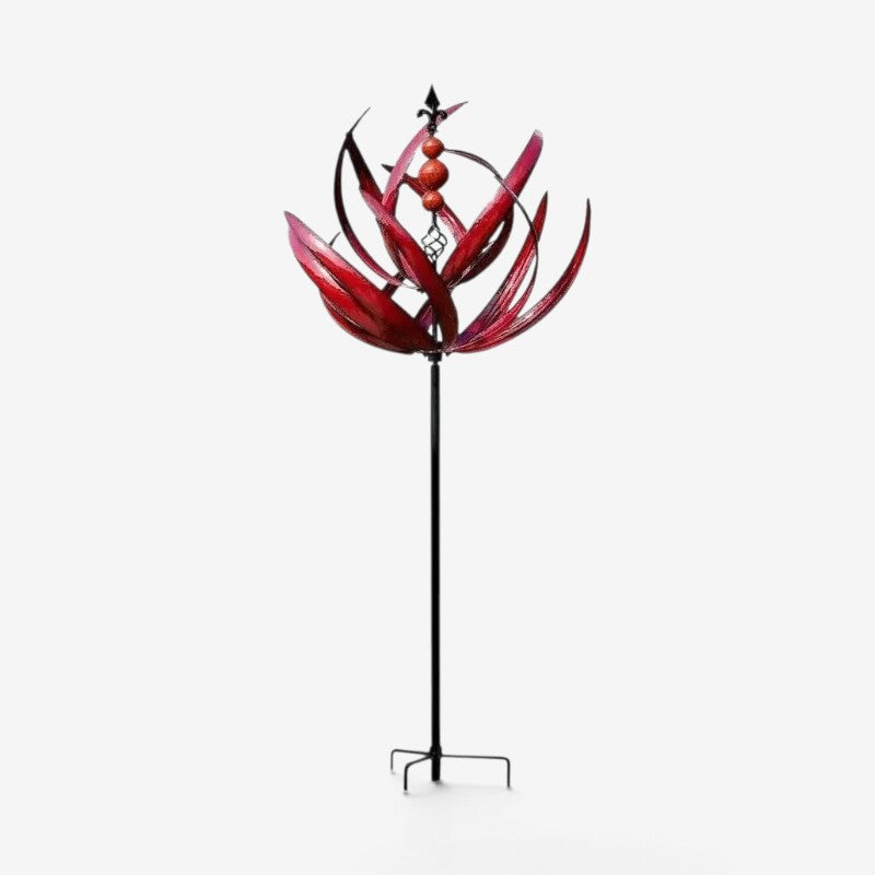 GardenBreeze - Decorative Garden Wind Spinner with Lotus Design