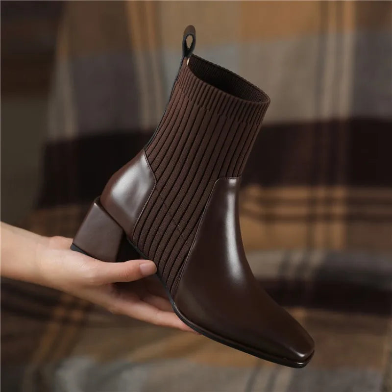 Babsi - Lightweight non-slip ankle sock boots for comfort