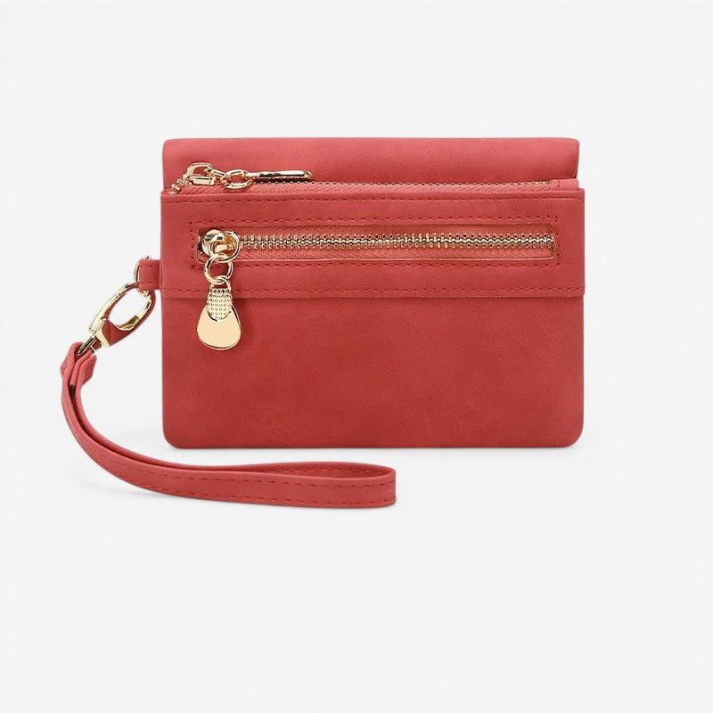 Women Zip-Around Wallet with Coin Purse & Multiple Compartments