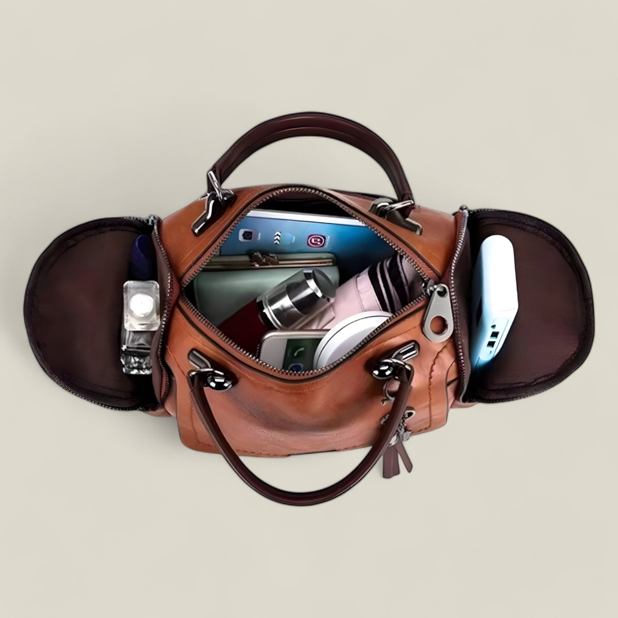 Celeste - Chic borsa a tracolla con trendy nappina e tracolla regolabile