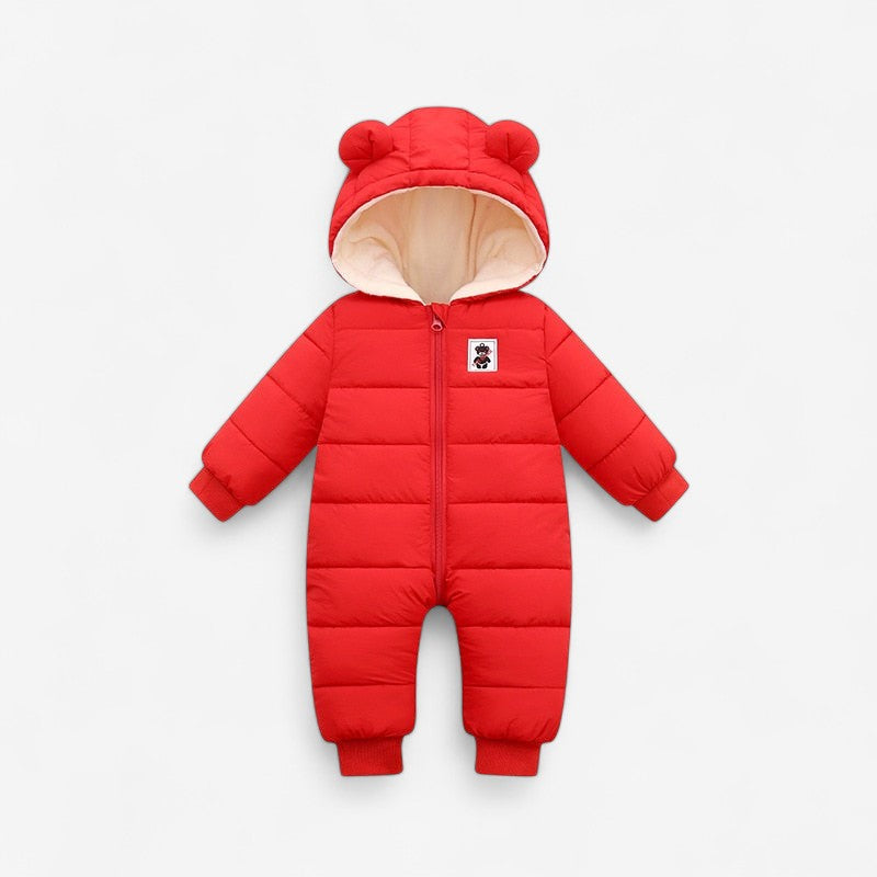 CuddleZip – Body per neonati con Cappuccio e Chiusura Lampo Frontale