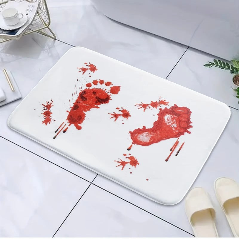 BloodBath - Bath Mat with Blood Splatter Design