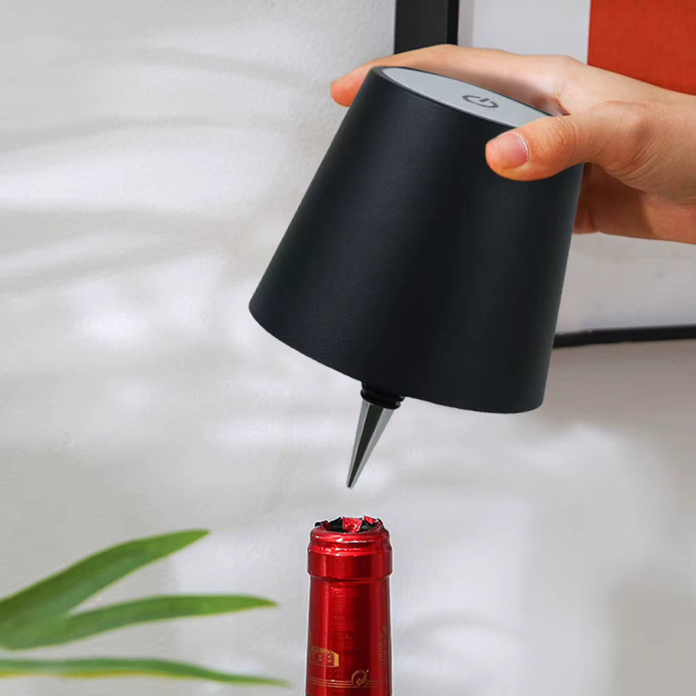 LumiPleat - Lampada da tavolo a LED senza fili con controllo touch