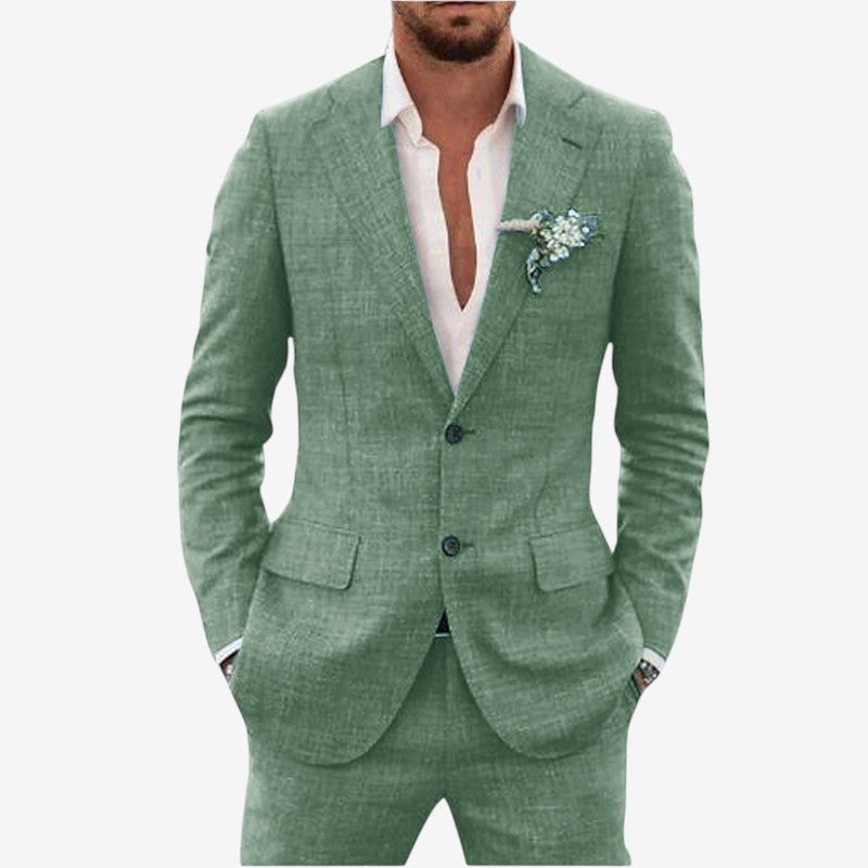 Costum două piese pentru bărbați, sacou și pantaloni