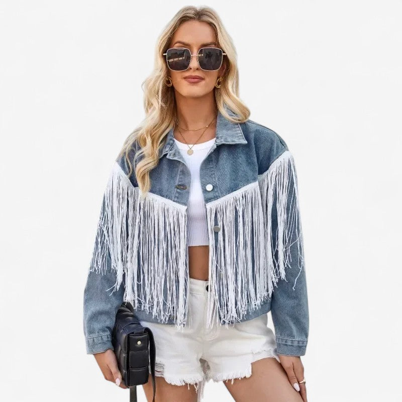 Wanda – Classic Denim Jacket with Long Sleeves