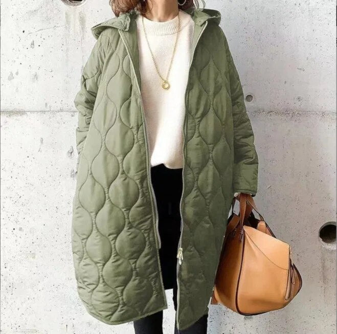 Sophia - Fashionable parka with practical zipper and warmth