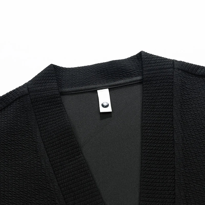 Colin - Warm long-sleeve knitted jacket with zipper and pockets