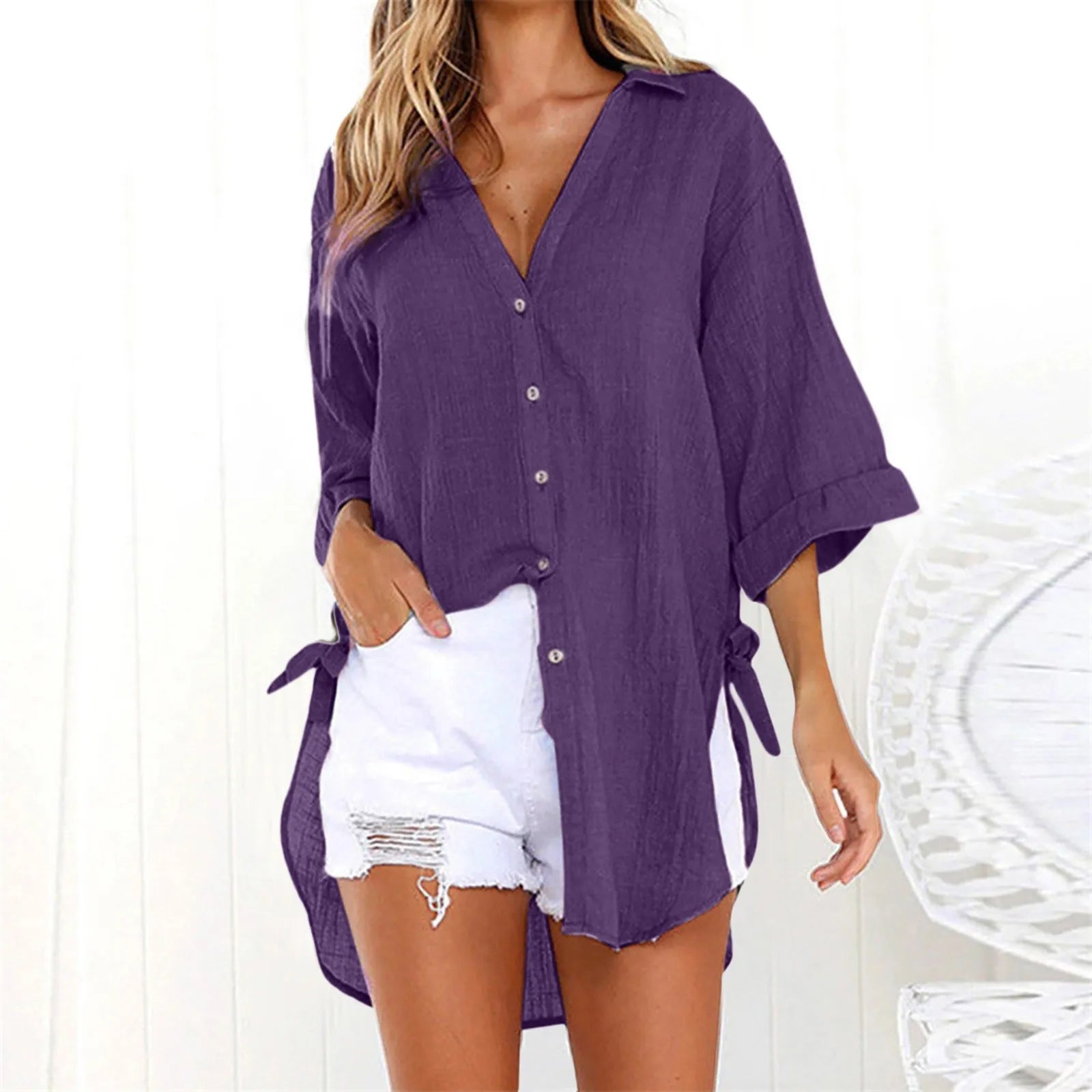 Sophie - Flattering Button-Down With Contemporary Details