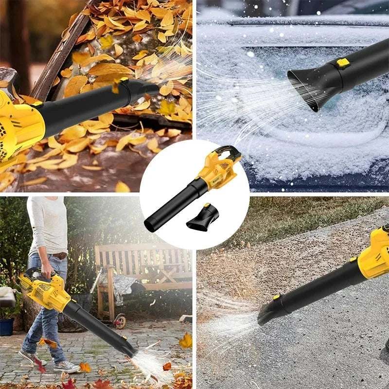 AirSweep - Suflantă de frunze fără fir, cu motor fără perii și 6 viteze reglabile