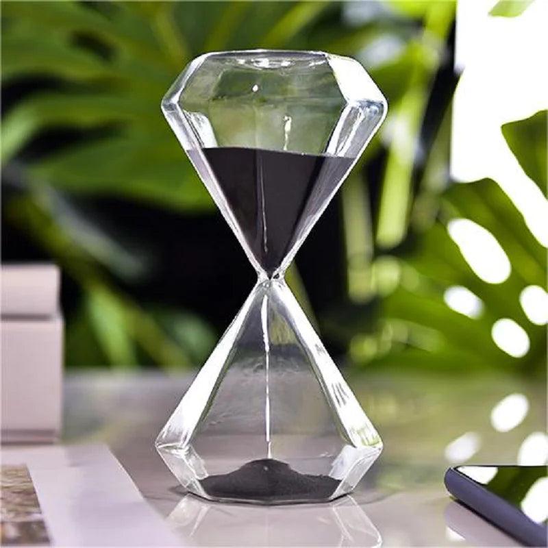 TimeGem – Clessidra Decorativa con Design Ispirato ai Diamanti e Creativo