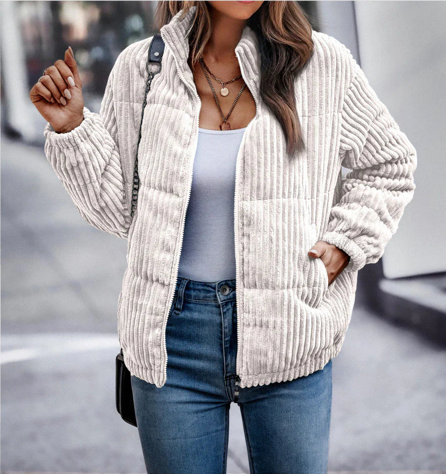 Clara - Manteau confortable zippé avec poches spacieuses