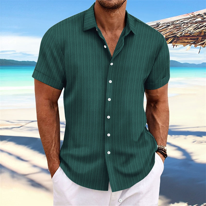 Fritz - Chemise décontractée à manches mi-longues