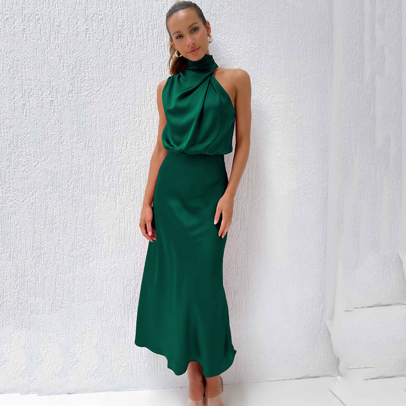 SilkElegance™ - Rochie cu umerii goi