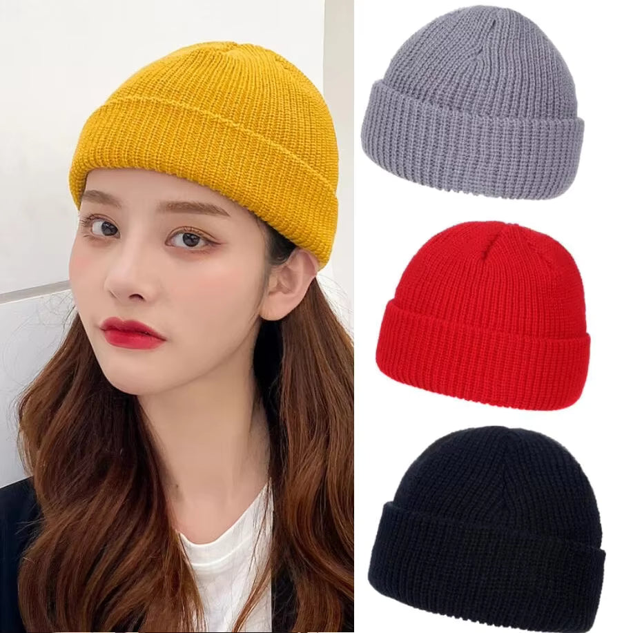 DockFlex – Adjustable Cotton Docker Beanie with Short Brimless Design