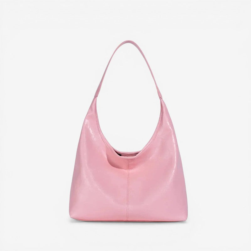 Women’s Compact Crossbody Bag with External Zipper Pocket