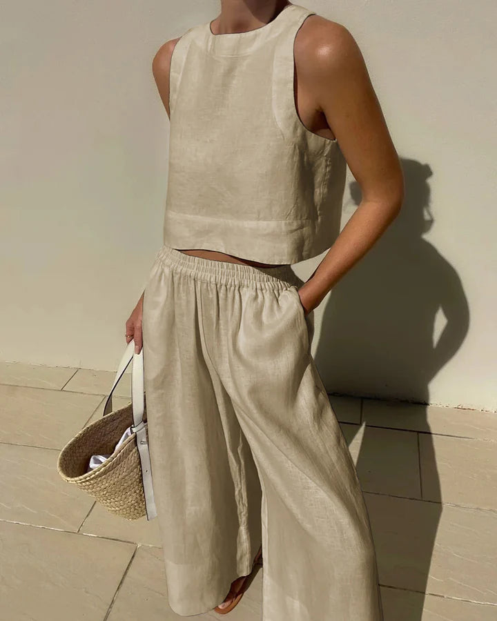 FlexiChic™️ - Ensemble pantalon deux pièces pour femmes