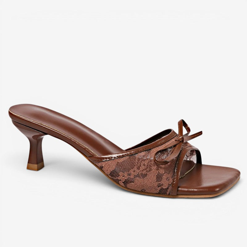 Women’s Square Toe Slip-On Sandals