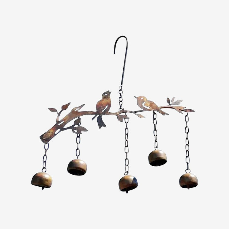 ChimeBird – Carillon éolien avec crochet intégré et design inspiré des oiseaux
