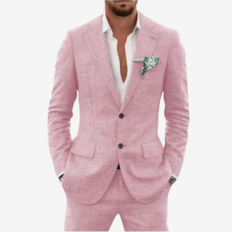 Costum două piese pentru bărbați, sacou și pantaloni