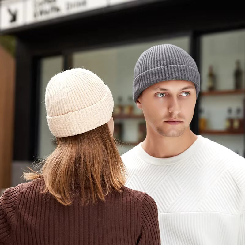 DockFlex – Adjustable Cotton Docker Beanie with Short Brimless Design