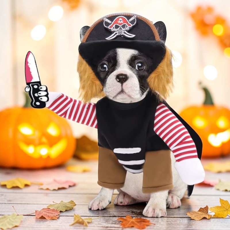 CaptainPaw - Pirate Dog Costume for Halloween