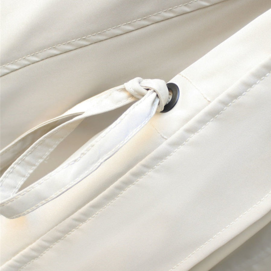 Lotte - Trench-coat élégant déperlant avec bouton sur le devant