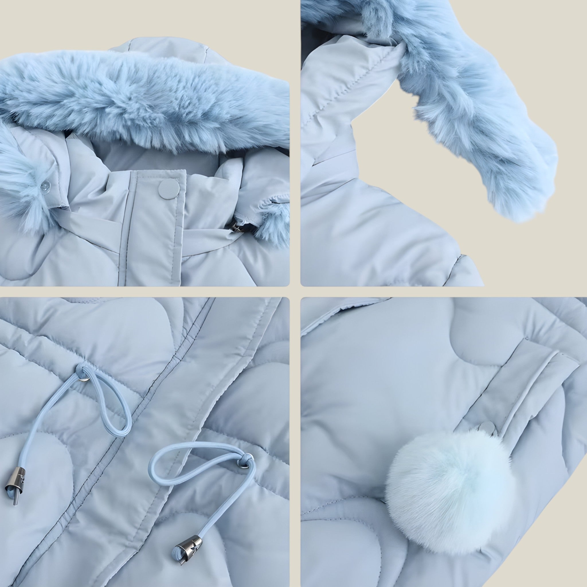 Scarlett - Winter Coat with Slim Fit, Insulated Hood, and Functional Pockets
