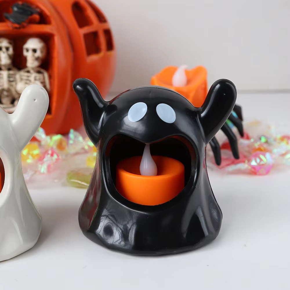 Halloween Ghost LED Lamp – Battery Operated Decoration