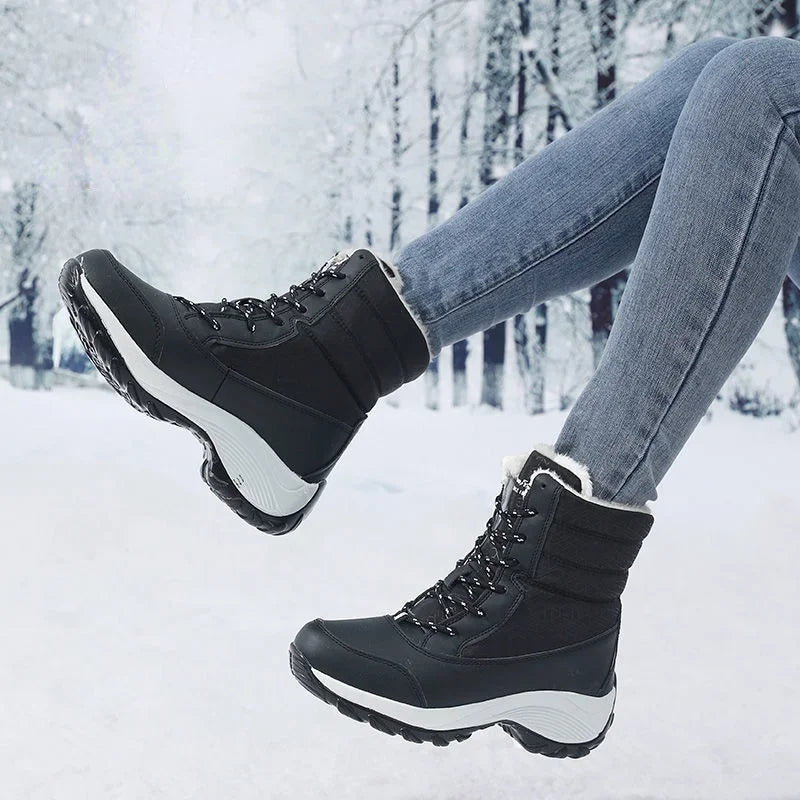 Lily – Non-slip platform boots with waterproof design