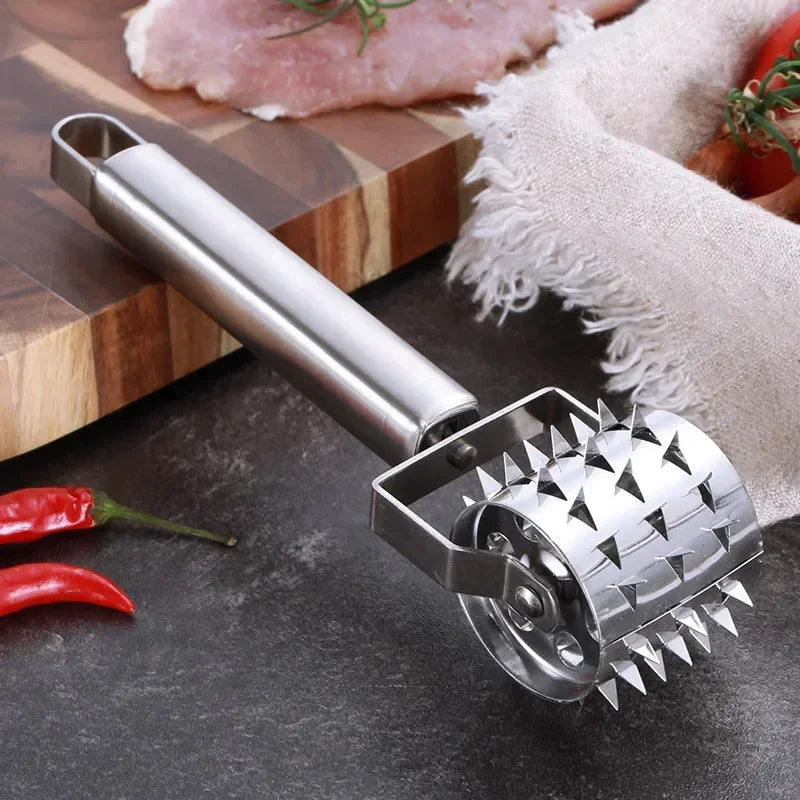 TenderRoll – Attendrisseur de viande avec design à rouleau et poignée