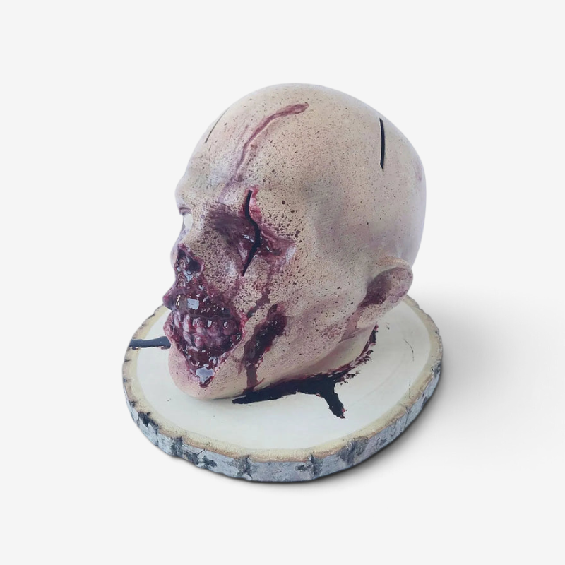 IronHollow - Halloween Skull Knife Holder with Multiple Knives