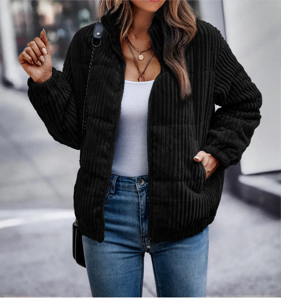 Clara - Manteau confortable zippé avec poches spacieuses