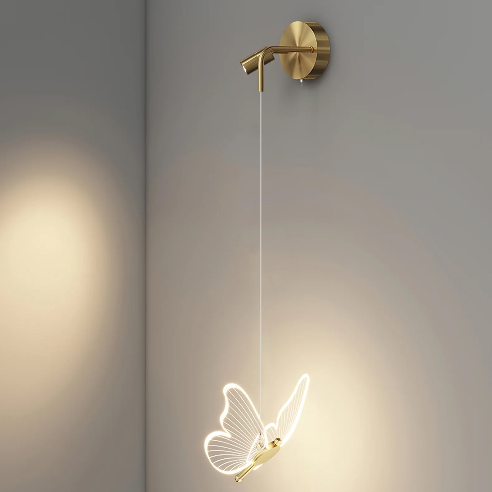 LumiFly – Applique a Forma di Farfalla con LED Integrato