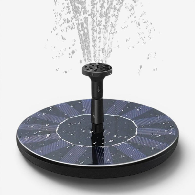 Fontana galleggiante ad energia solare con ugelli spray intercambiabili